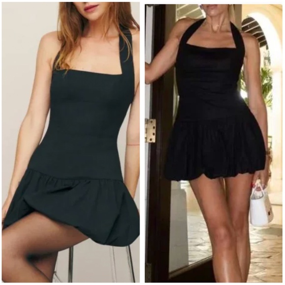 Reformation Dresses & Skirts - NWT Reformation Babette Mini Cotton Dress - Black
